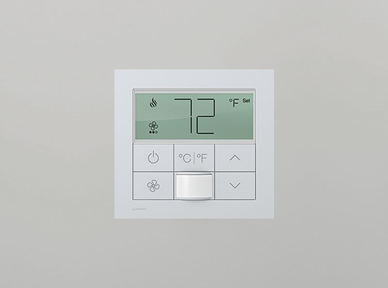 Temperature control panel