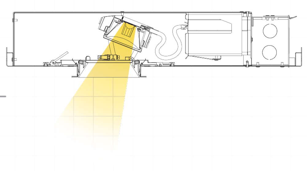 Blueprint of an adjustable lighting fixture
